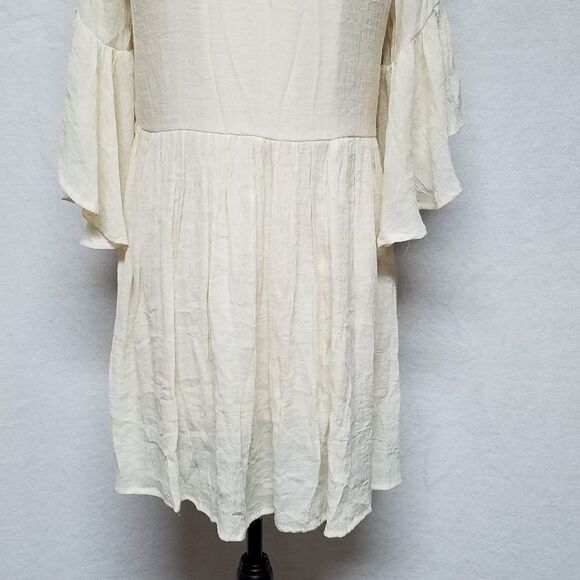 Umgee Boho Bliss Cream Floral Embroidered Dress - Picture 13 of 15